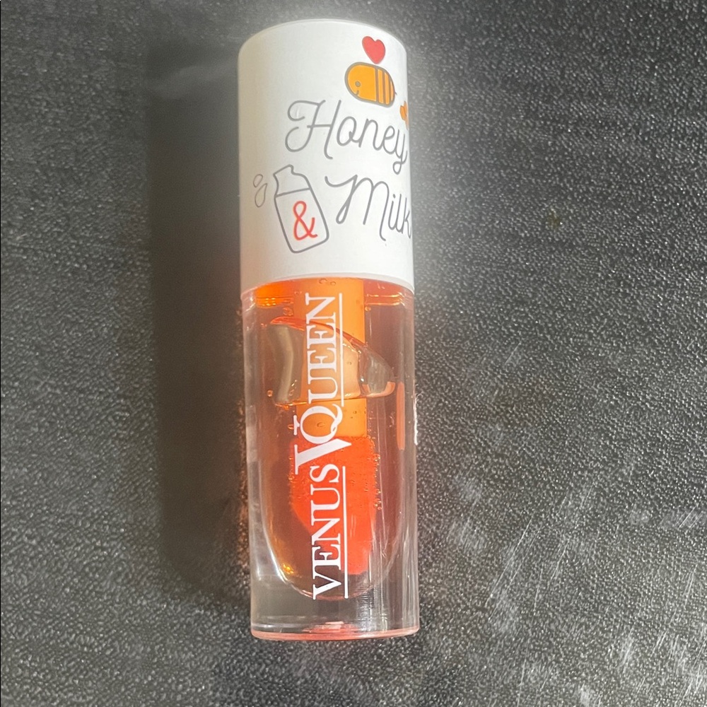 Honey & Milk Lip Gloss - Vibrant Orange